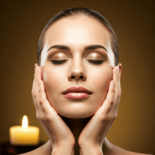 Massagem relaxante facial